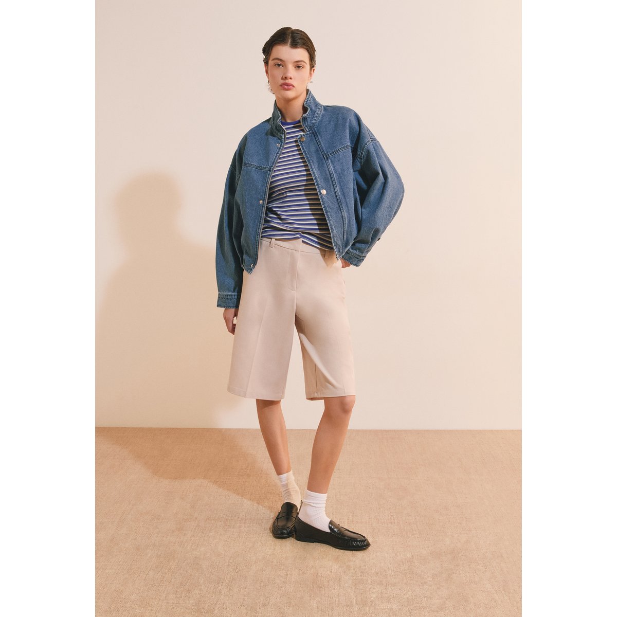 ETAM GROSSE PIECE DONA - BLOUSON bleu royal, ETAM