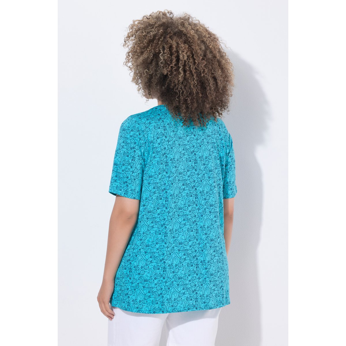 T-shirt aqua foncé, ULLA POPKEN
