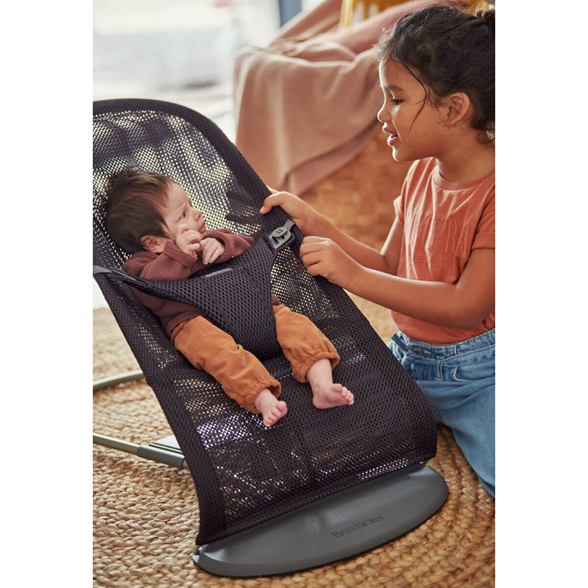 Transat bliss mesh anthracite, BABYBJORN