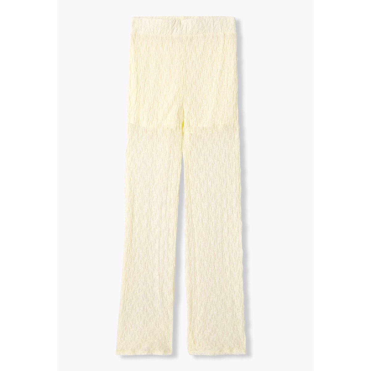 Pantalon en dentelle beige, PROMOD