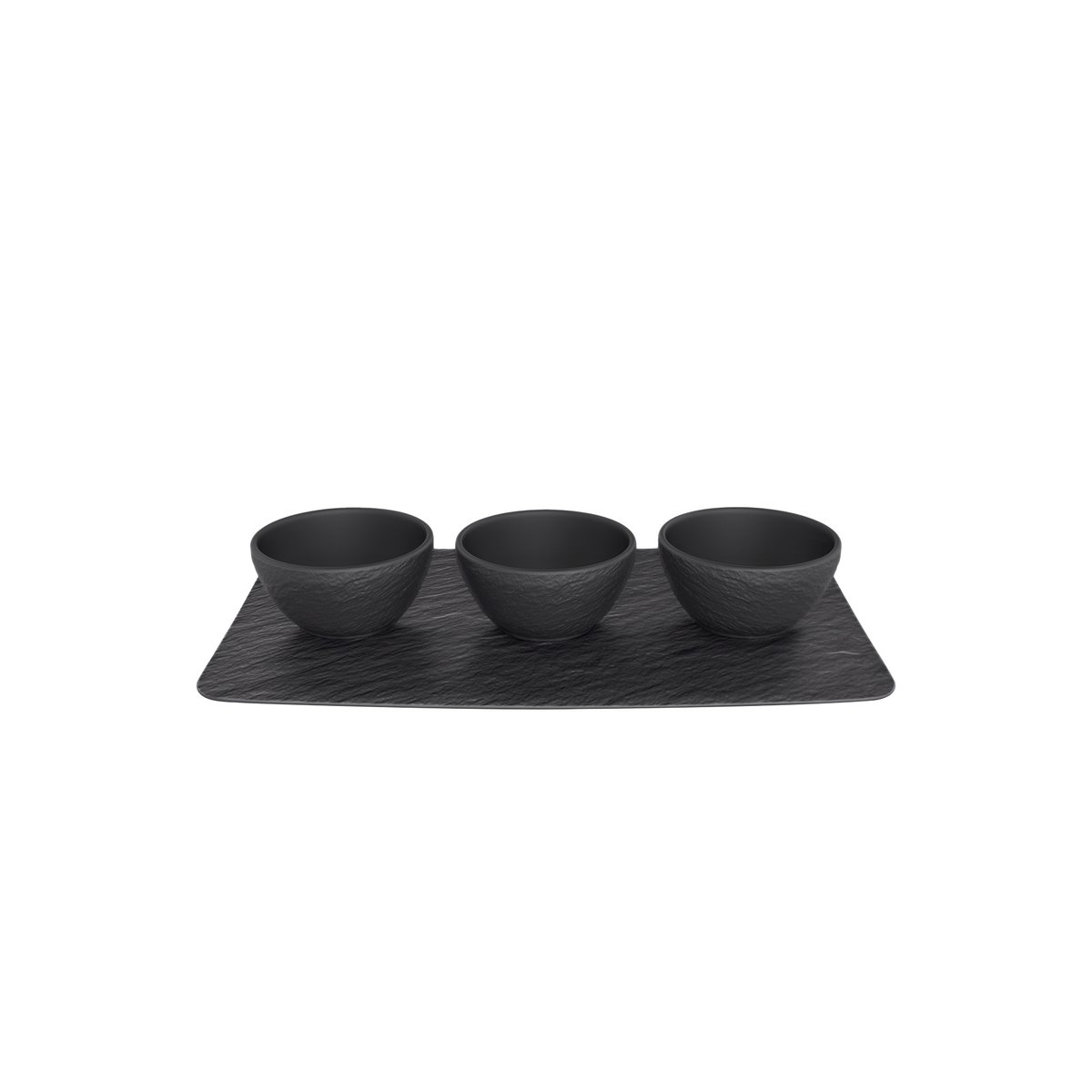 Set Coupelle Dip 4 Pcs MANUFACTURE noir, VILLEROY & BOCH