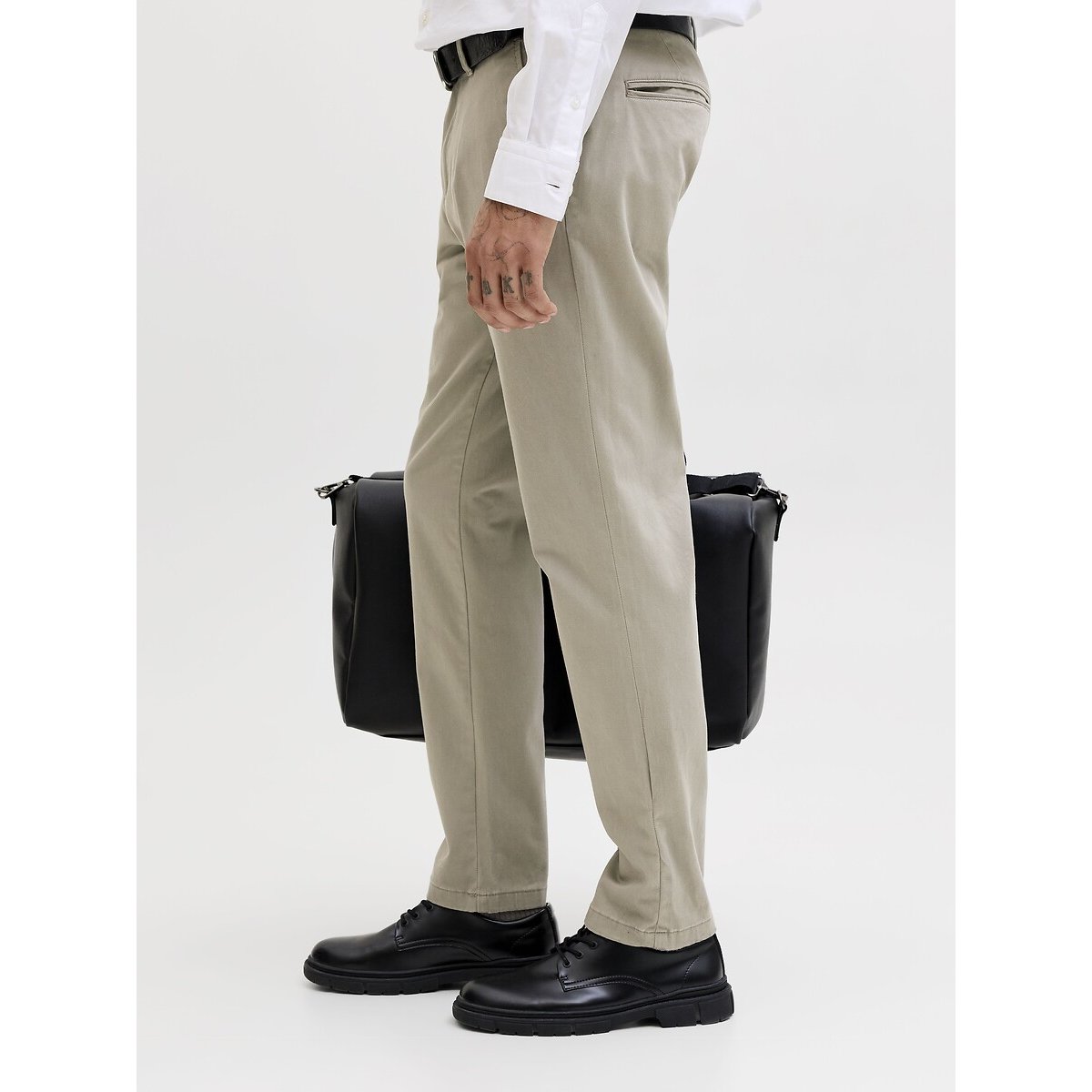 Pantalon chino slim Marco kaki, JACK & JONES