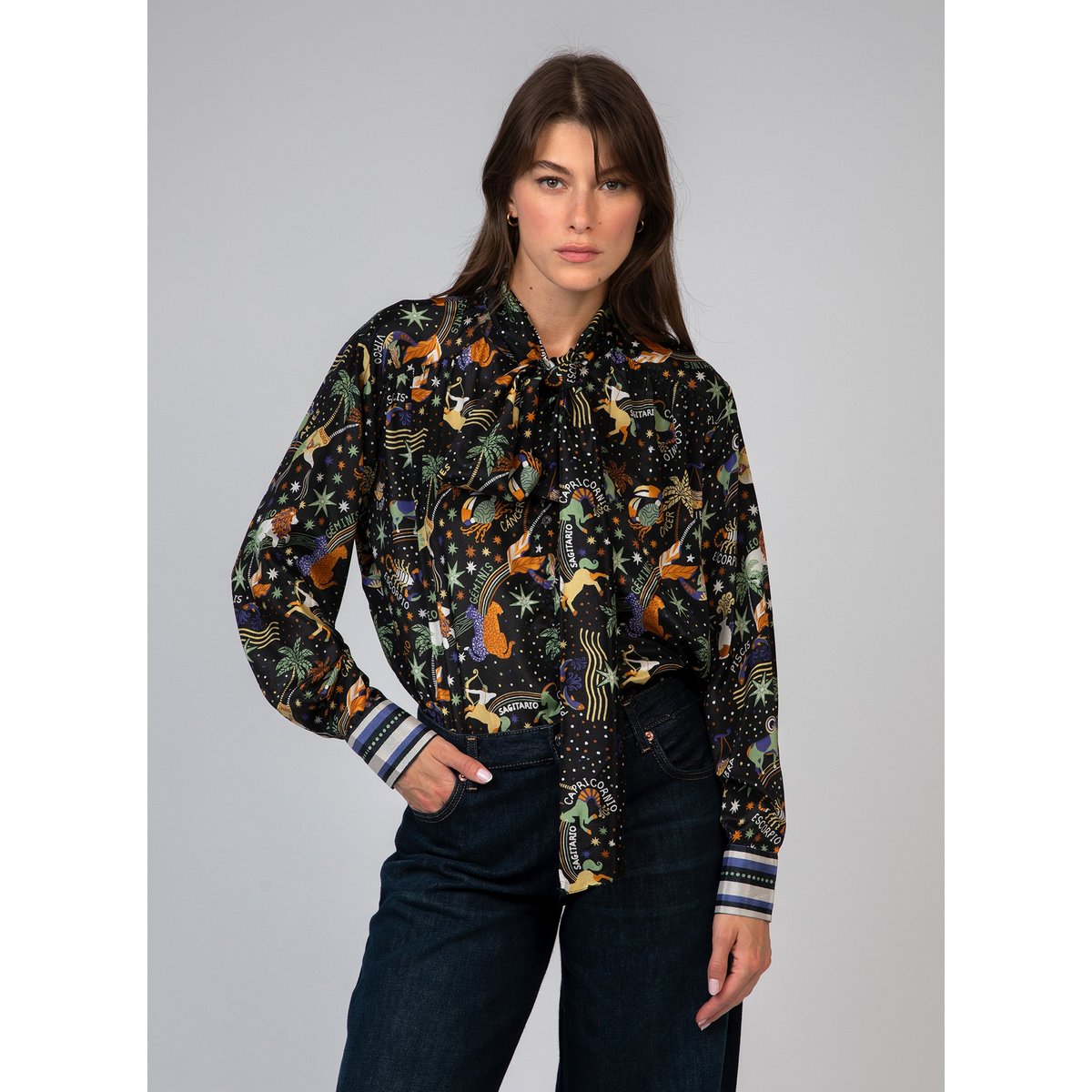 Chemise SIRINE circa noir, AN'GE