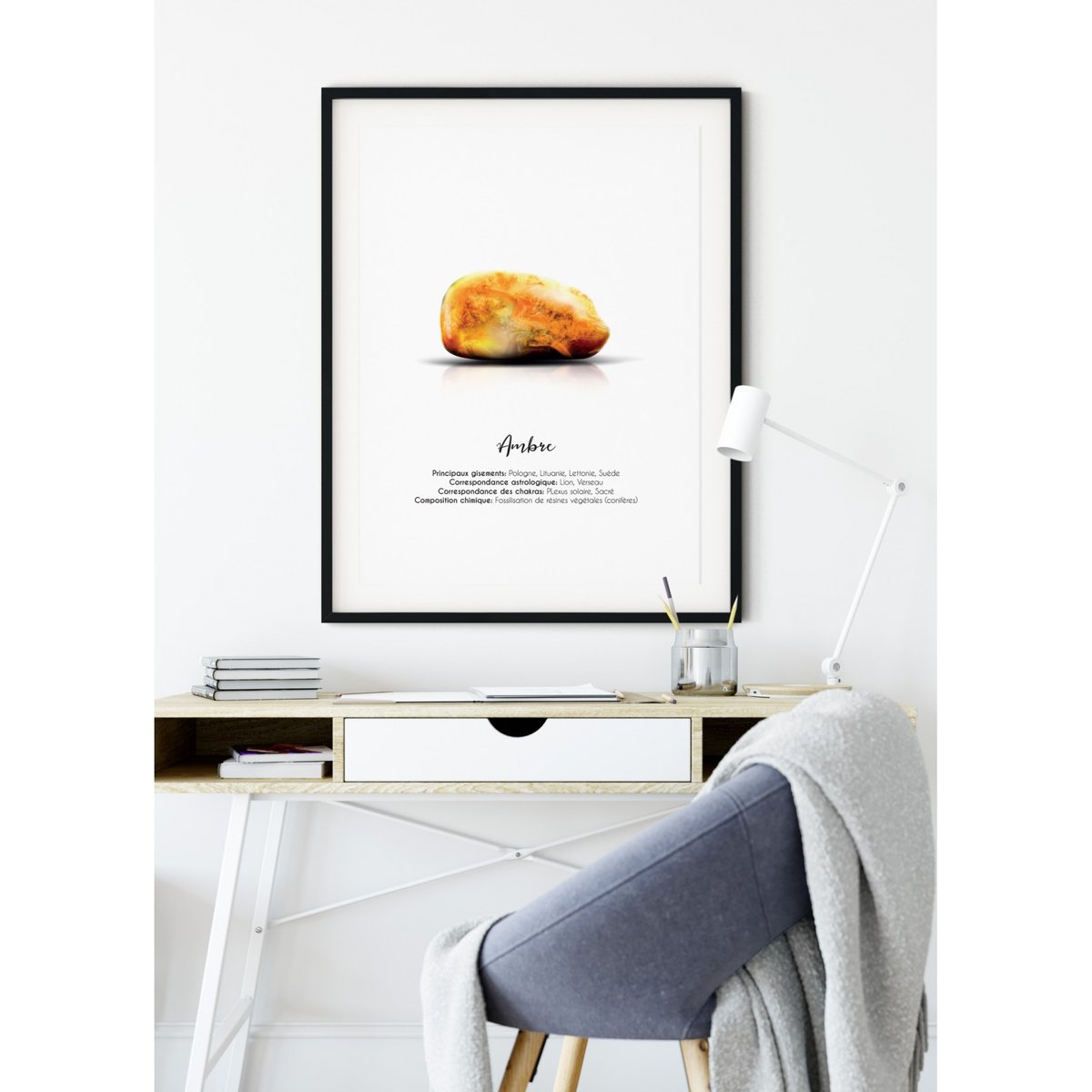 Affiche Ambre blanc, L'AFFICHERIE