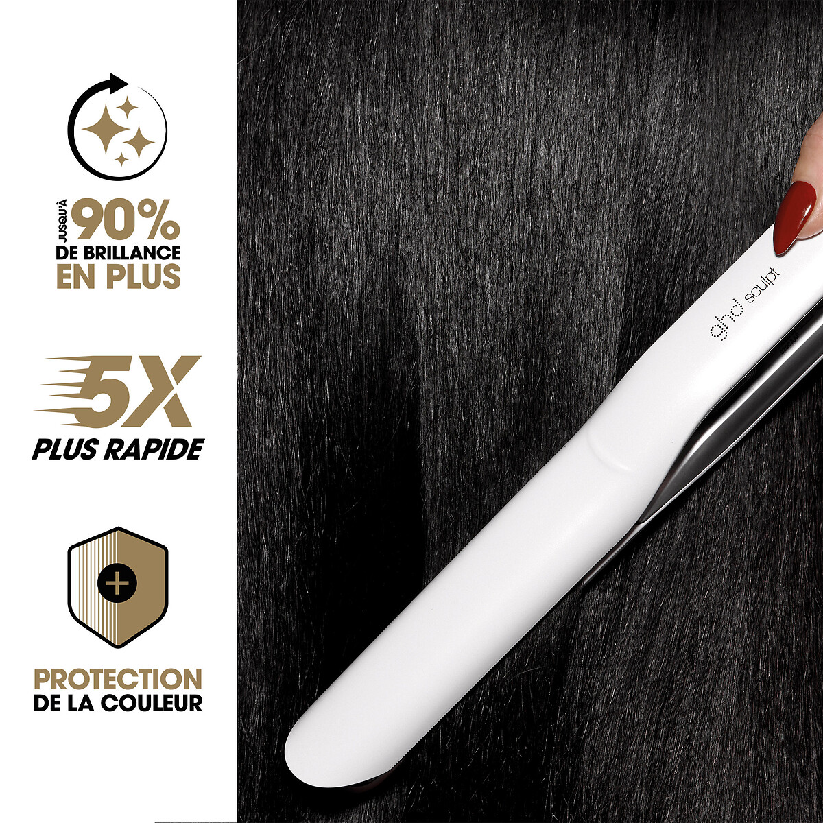 Lisseur interactif Sculpt blanc, GHD