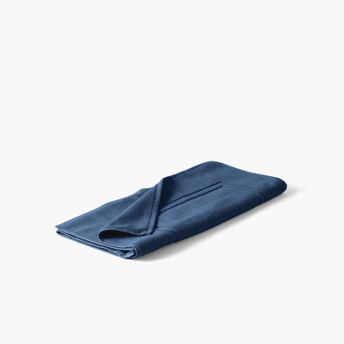 Tapis de bain LOLA II encre, CARRE BLANC