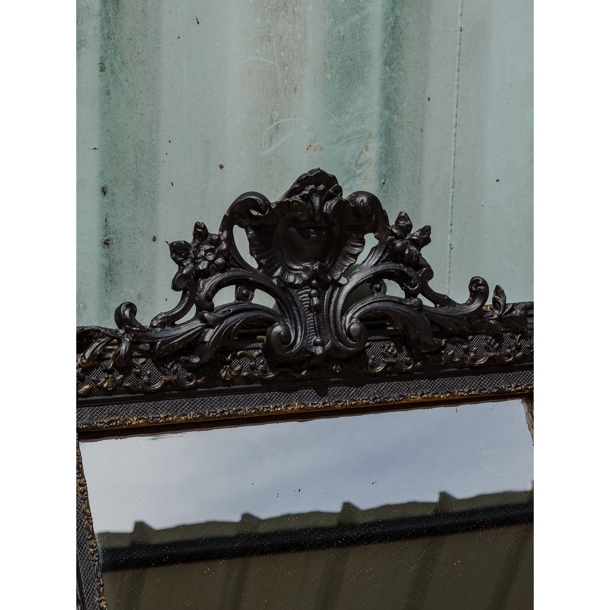 Miroir noir Georges N°1189 - Bon état noir, DEBONGOUT