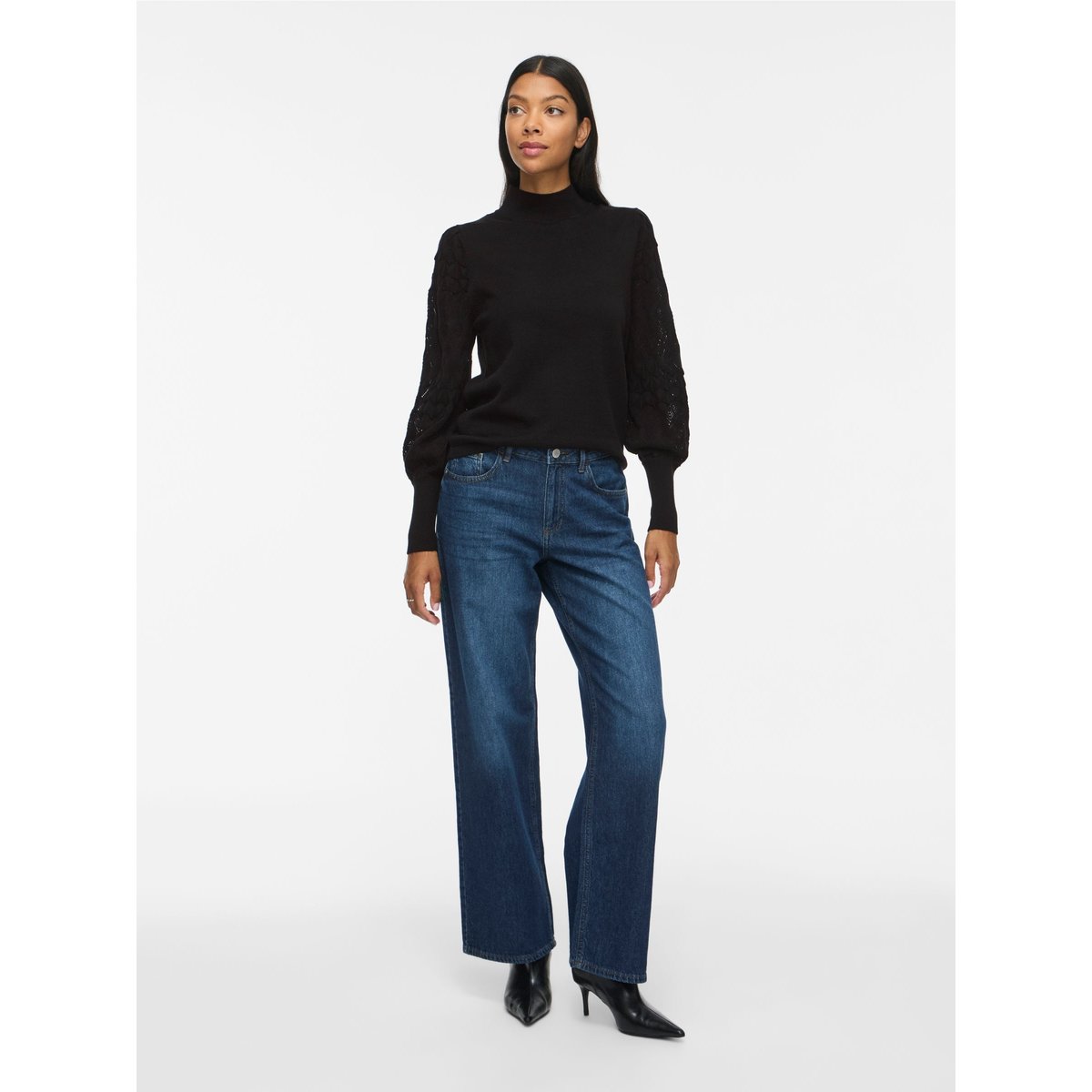 Pull En Maille noir - black1, VILA