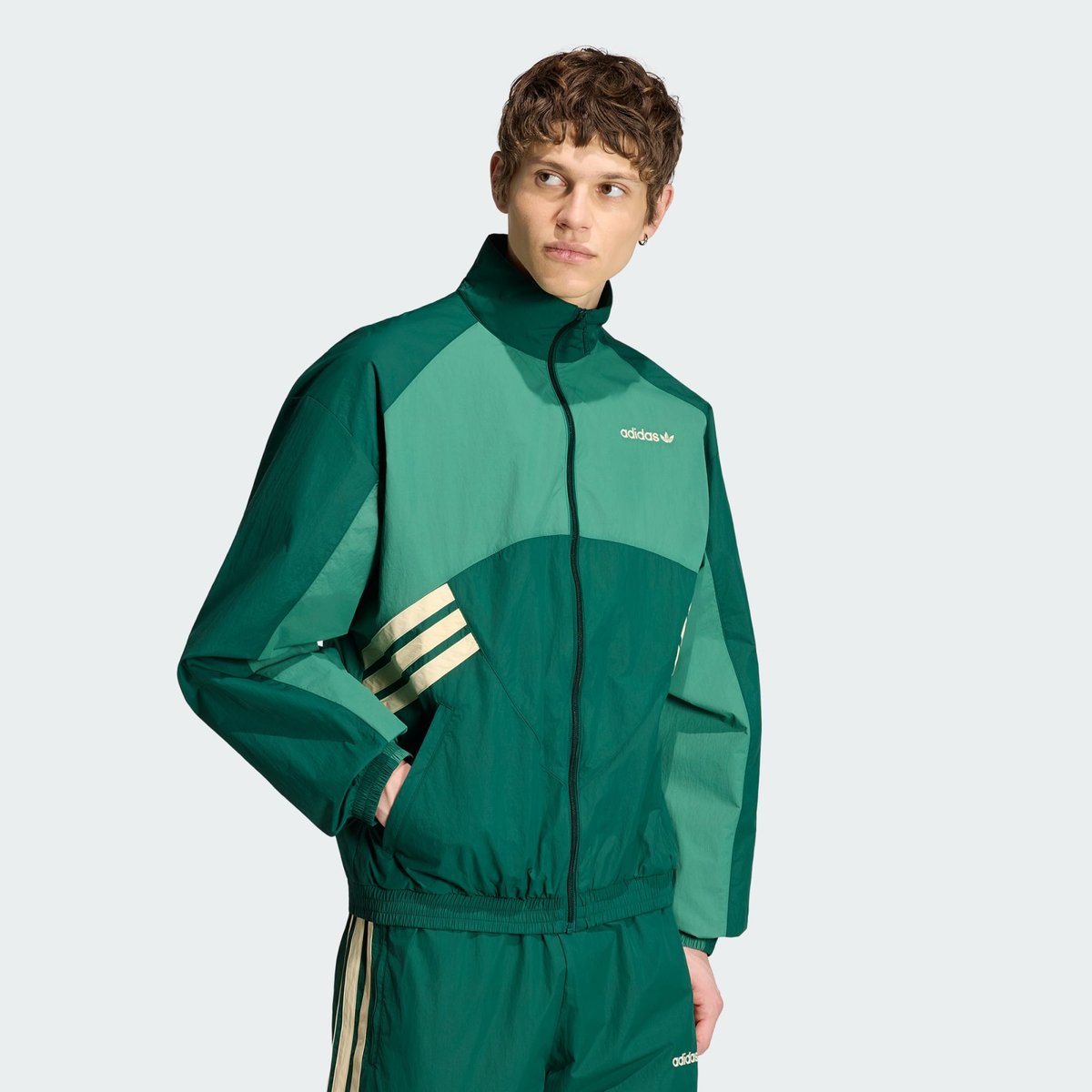 Veste De Survêtement Munich 93 Veste De Survêtement Munich 93 collegiate green / blanch green, adidas Originals