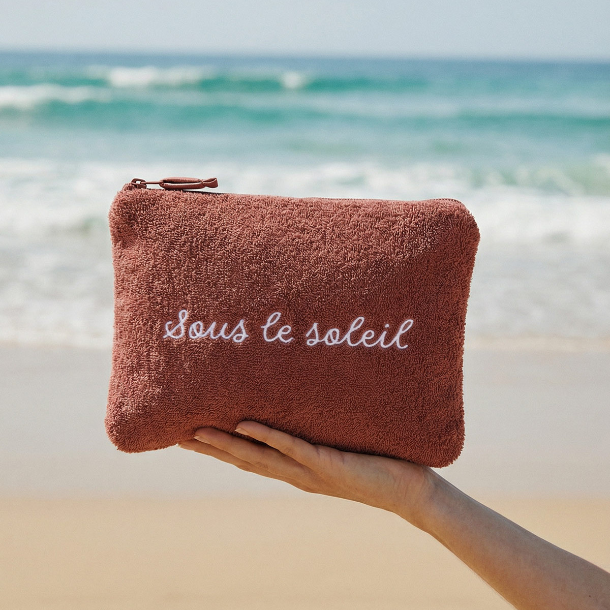 Trousse de plage "SOUS LE SOLEIL" Terre Brulée BAHAMAS terre brulée, SENSEI MAISON