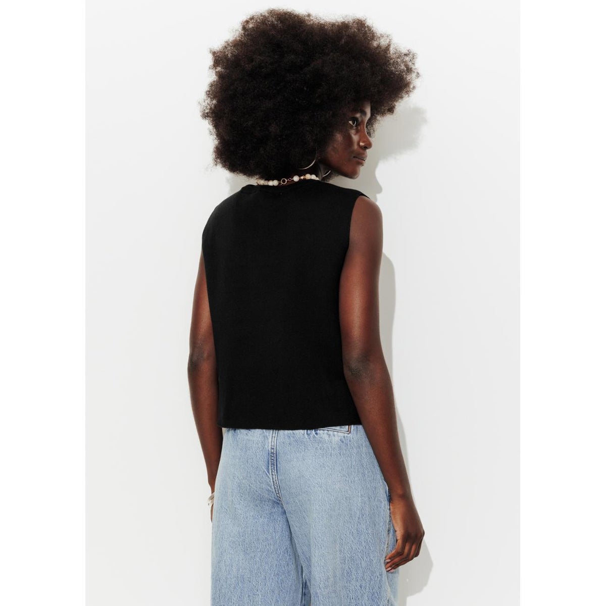 Pull sans manches noir, PROMOD