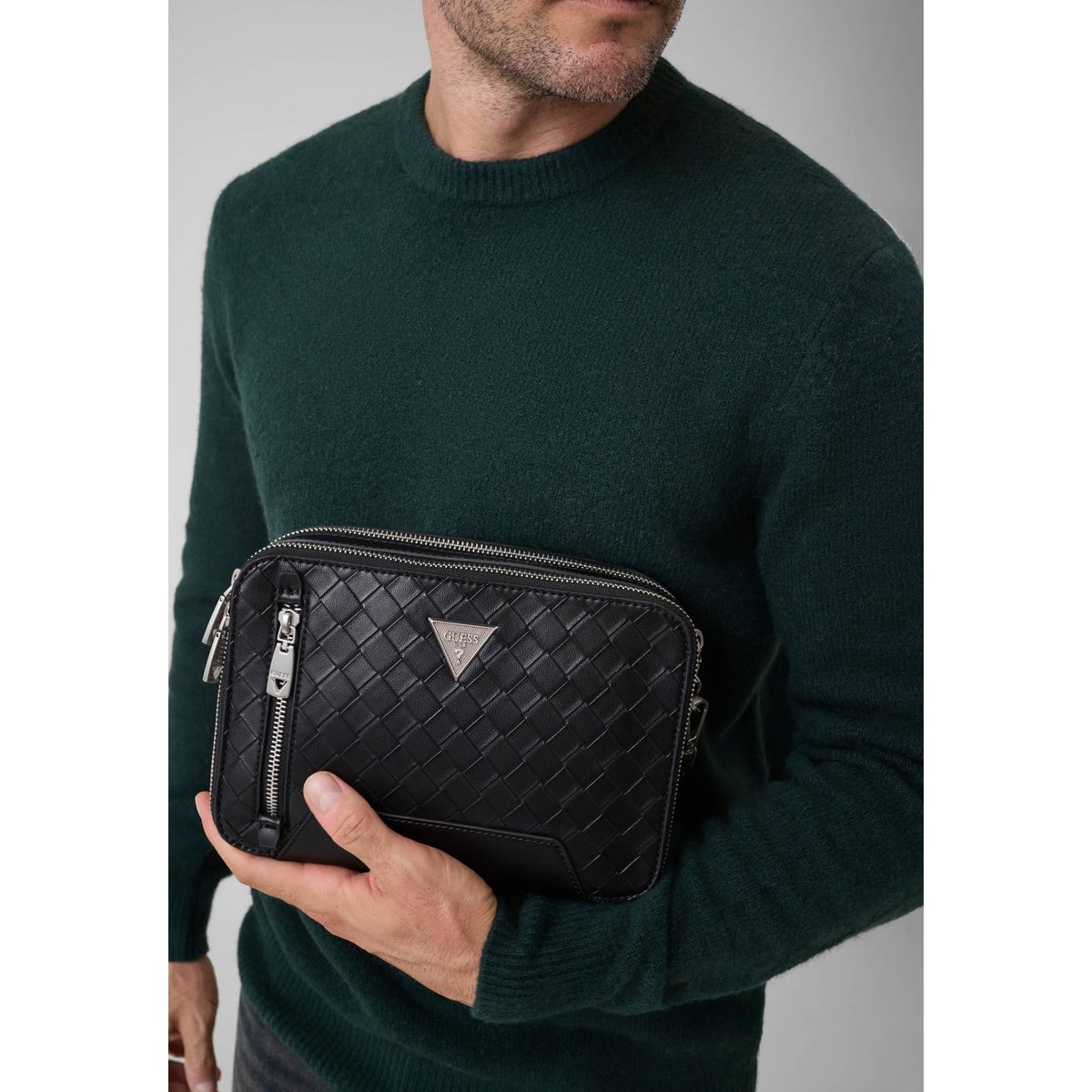 Sac Torino Mini Crossbody noir, GUESS