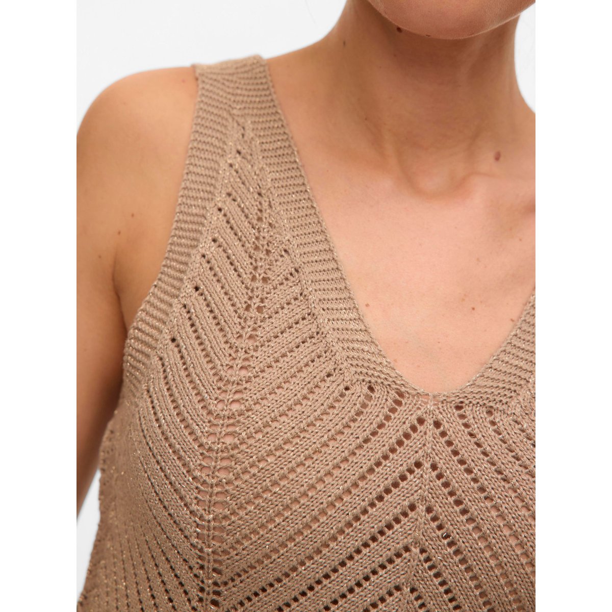 Pull En Maille silver mink, VERO MODA