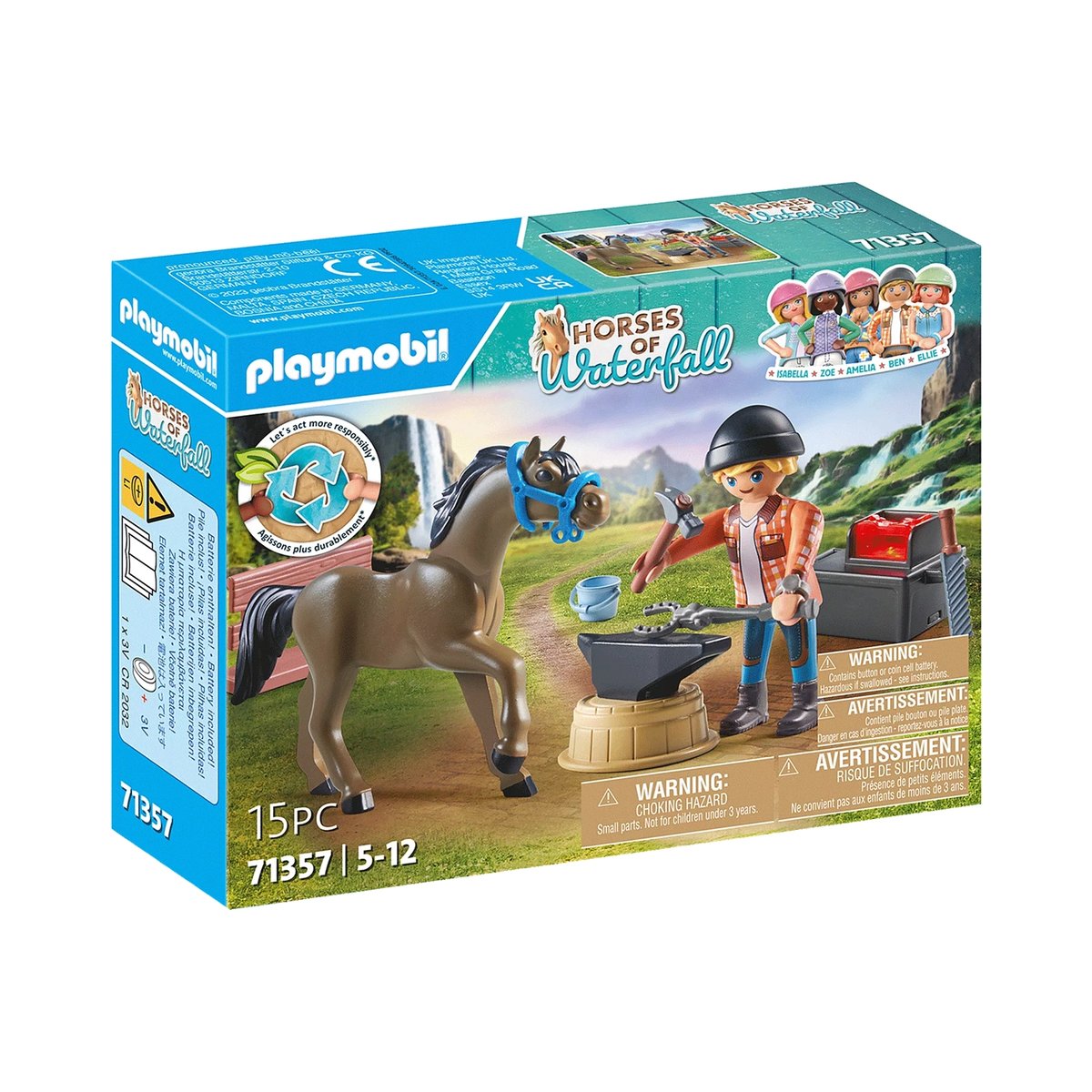 Maréchal-ferrant multicolore, PLAYMOBIL