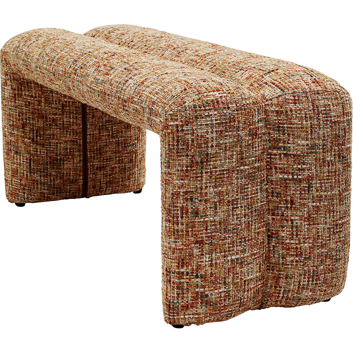 Bank Lilja Melange 101cm braun, KARE DESIGN