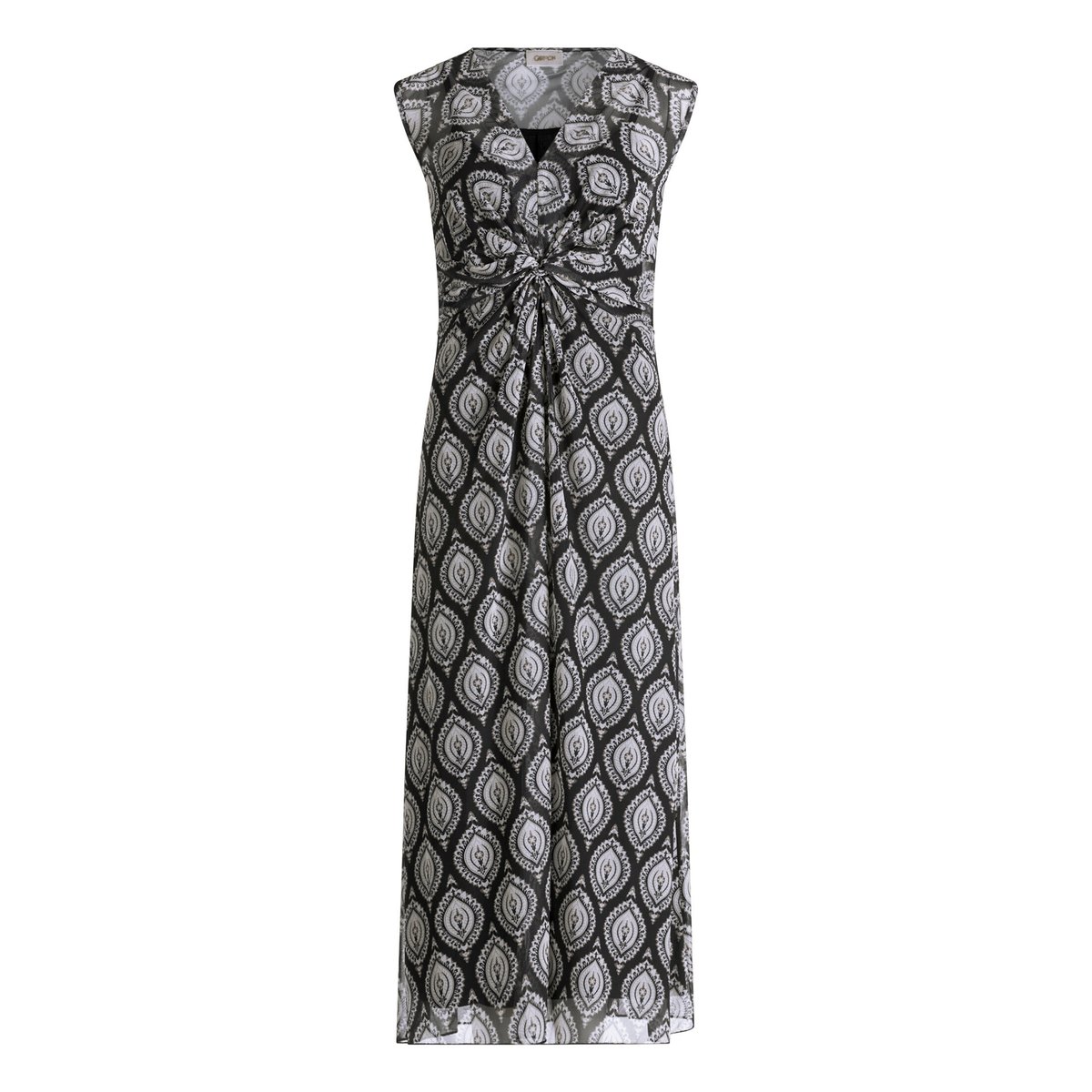 Robe longueur midi sans manches noir/blanc, CARTOON