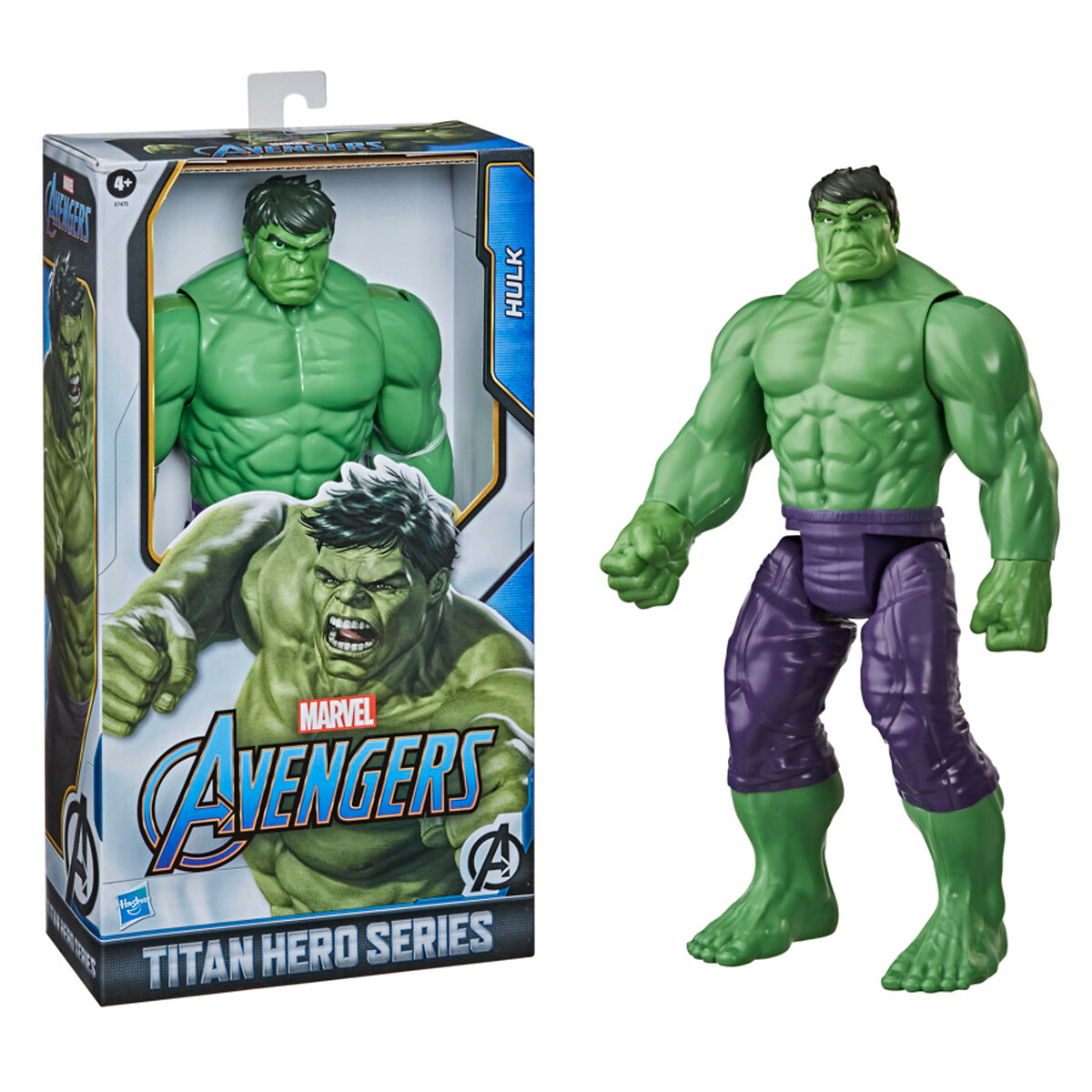 Marvel Avengers Titan Hero Série Deluxe Hulk multicolore, HASBRO