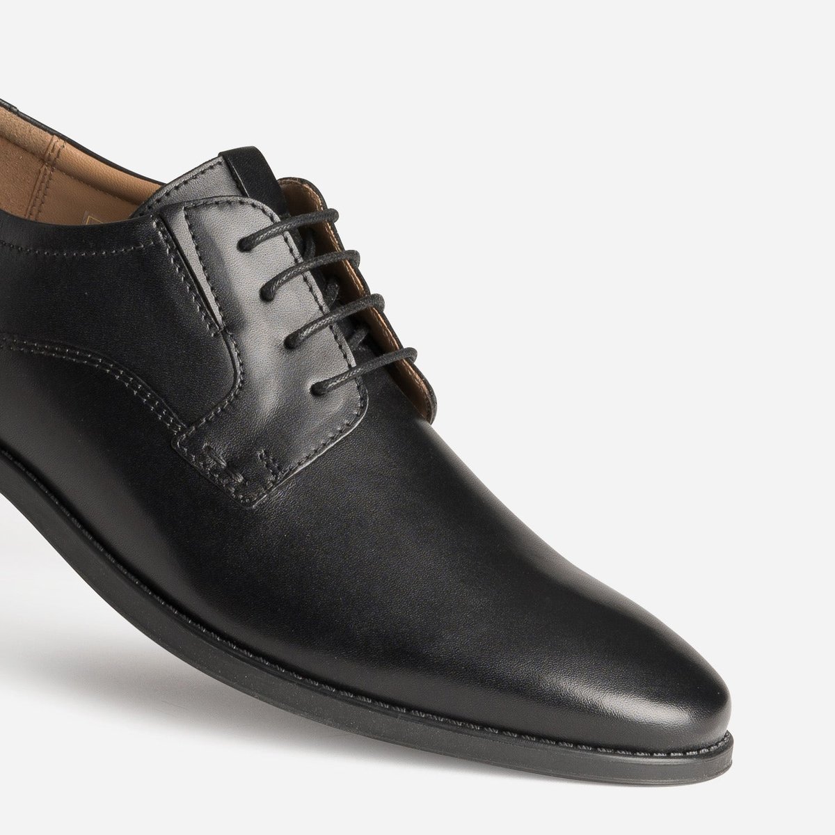 Derby en cuir BERTRAND noir, ERAM