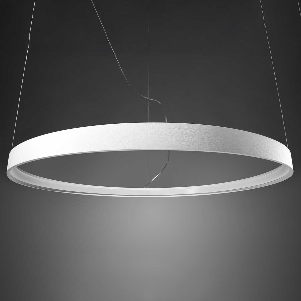Lustre Aluminium Blanc LED 1 Rio blanc, EDEN