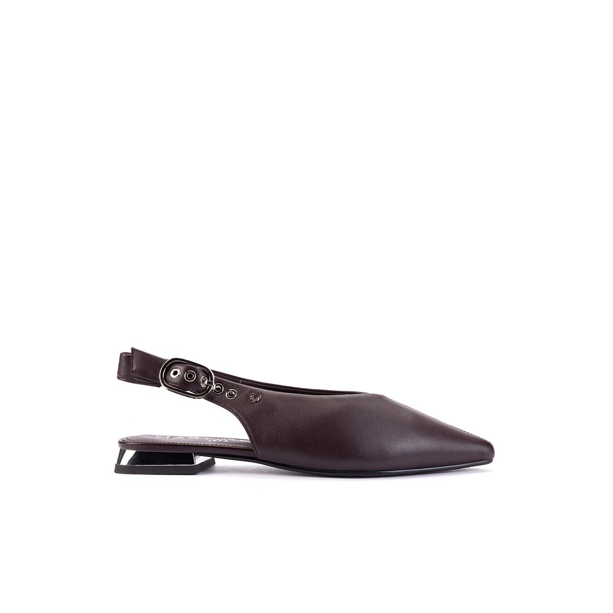 Ballerines cuir Vescia wine, MARTINELLI