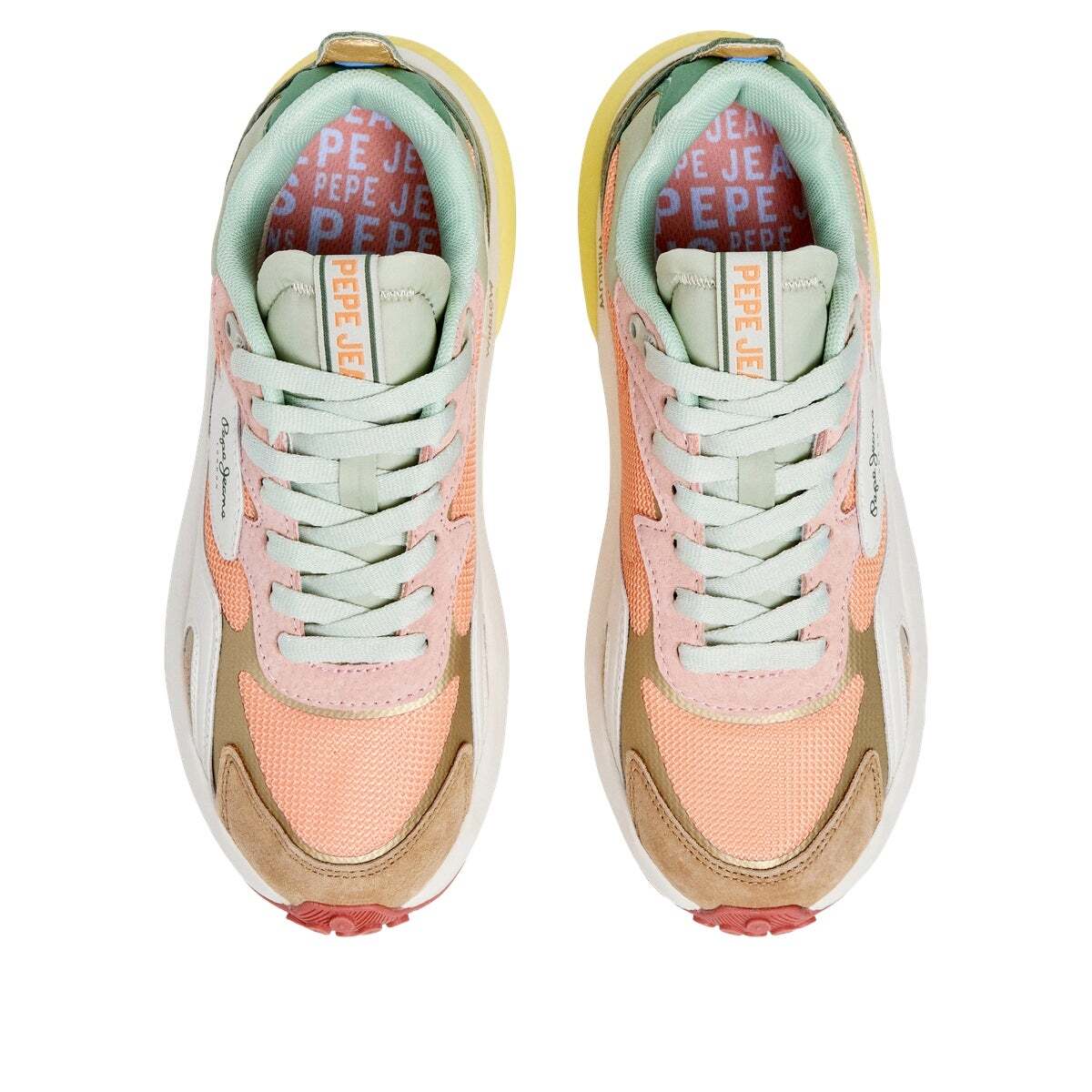 Winslow - Baskets Combinées beige nu, PEPE JEANS