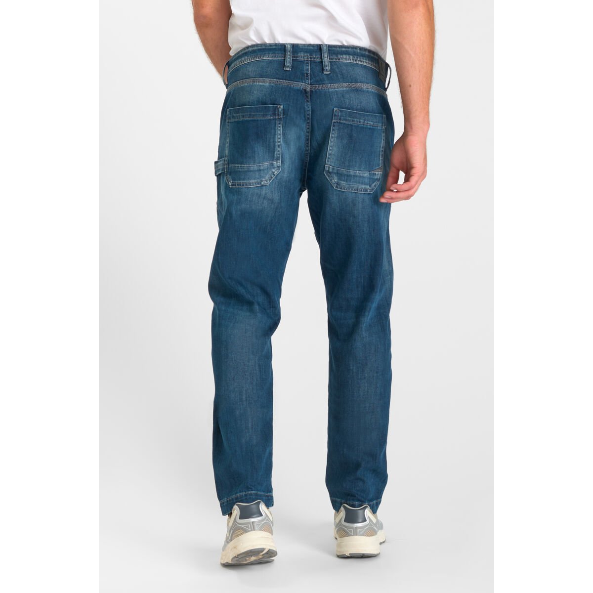 Jeans loose, large loose, longueur 34 blue, LE TEMPS DES CERISES