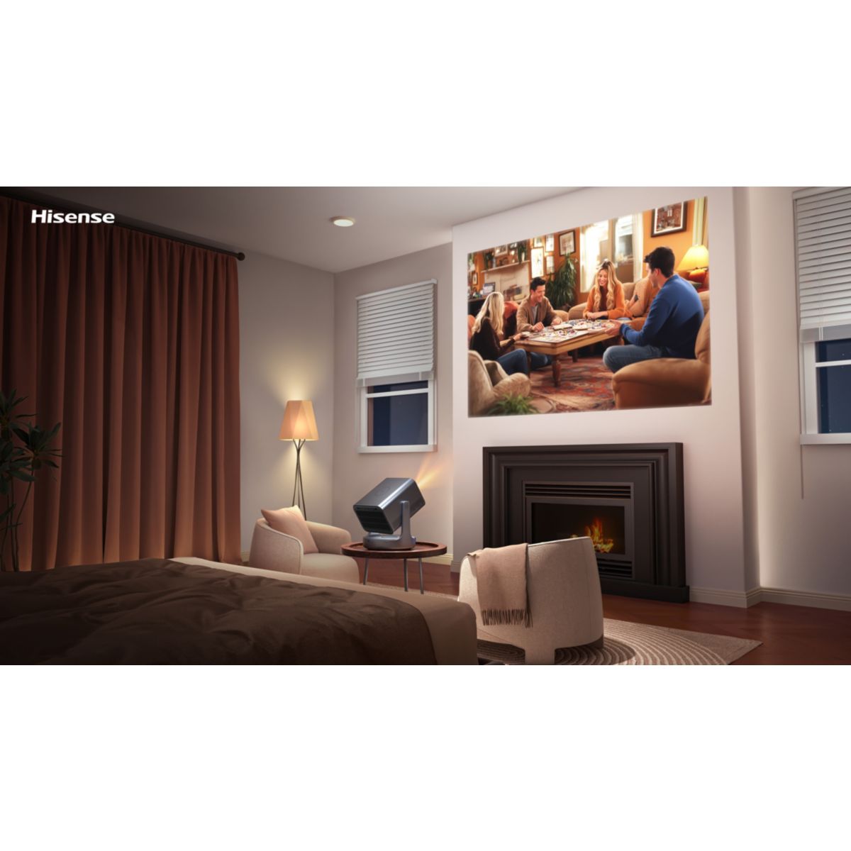 Vidéoprojecteur home cinéma C2 Ultra 4K Laser gris, HISENSE