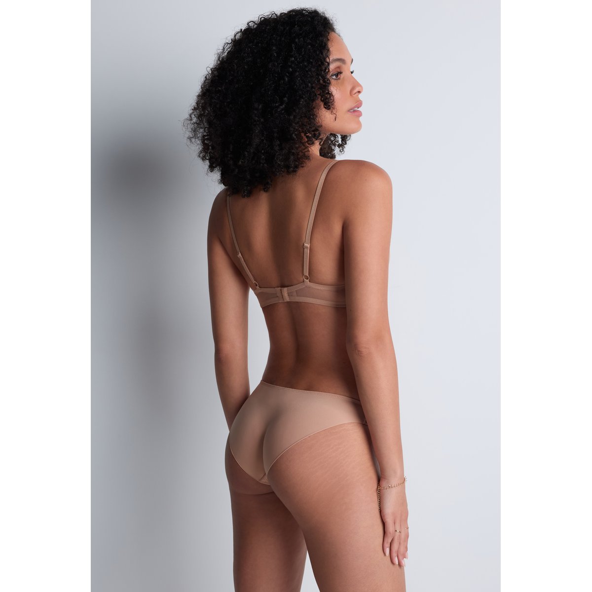 Culotte bresilienne Sheer Emotion beige, AUBADE
