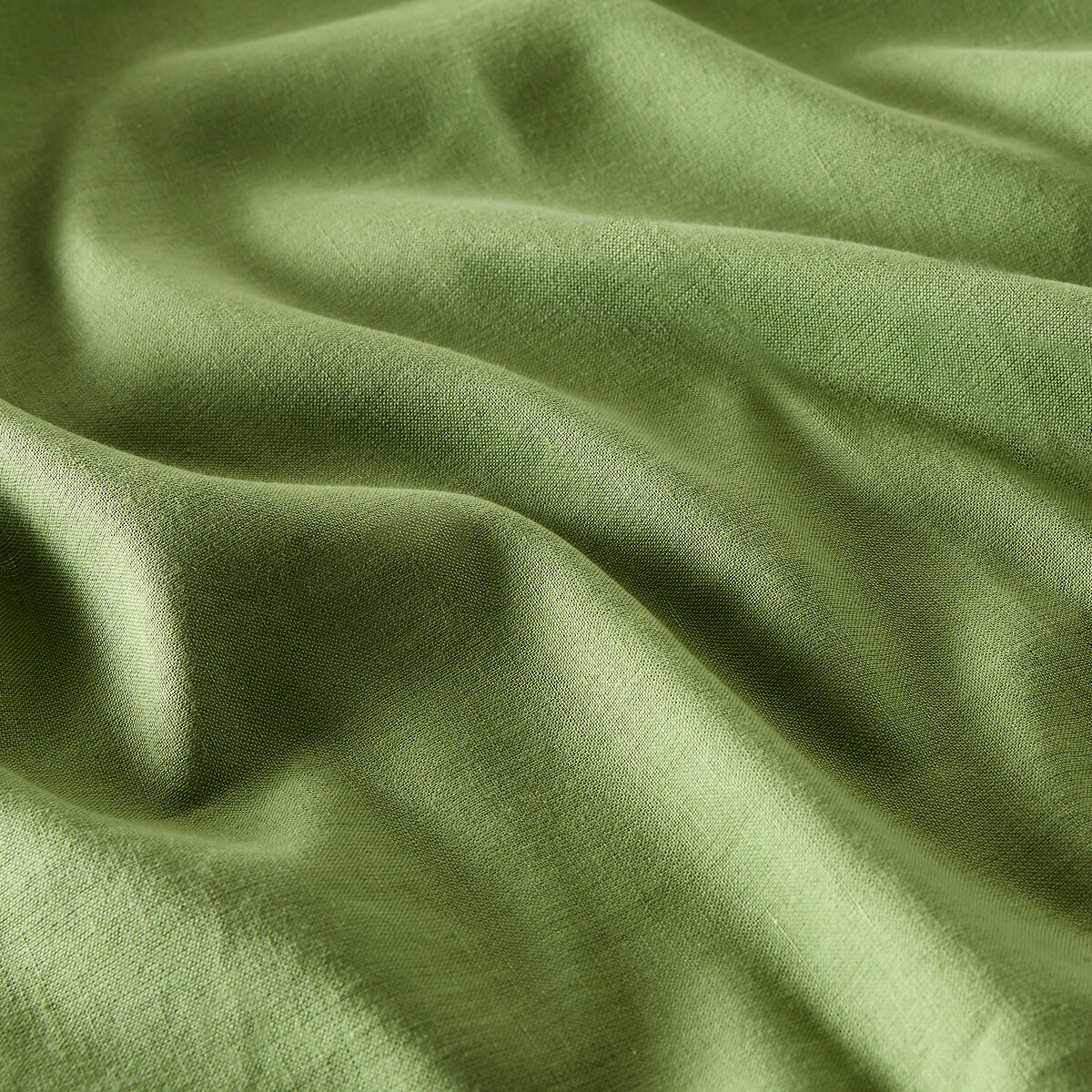 Panneau coton lin, WARNA vert olive, LA REDOUTE INTERIEURS