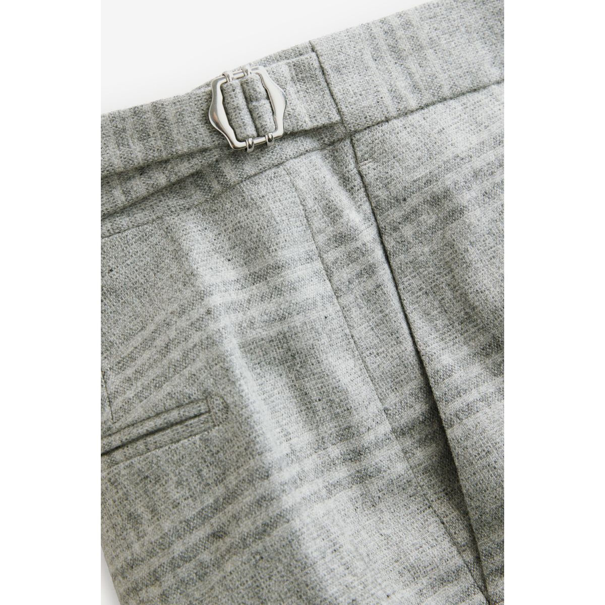Pantalon de costume slim brossé aux carreaux gris, NEXT