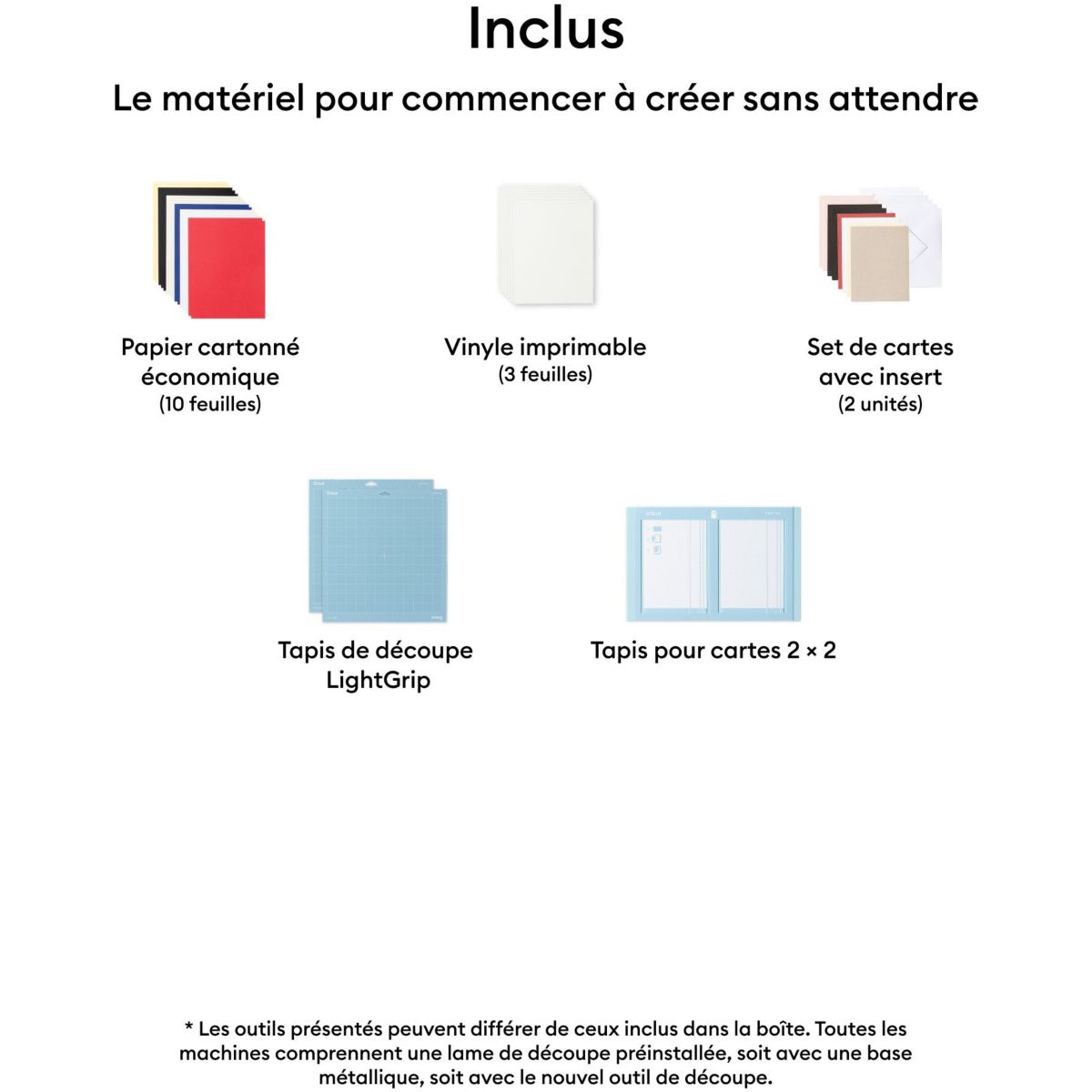 Machine de découpe Pack Explore 5 Crème couleur unique, CRICUT