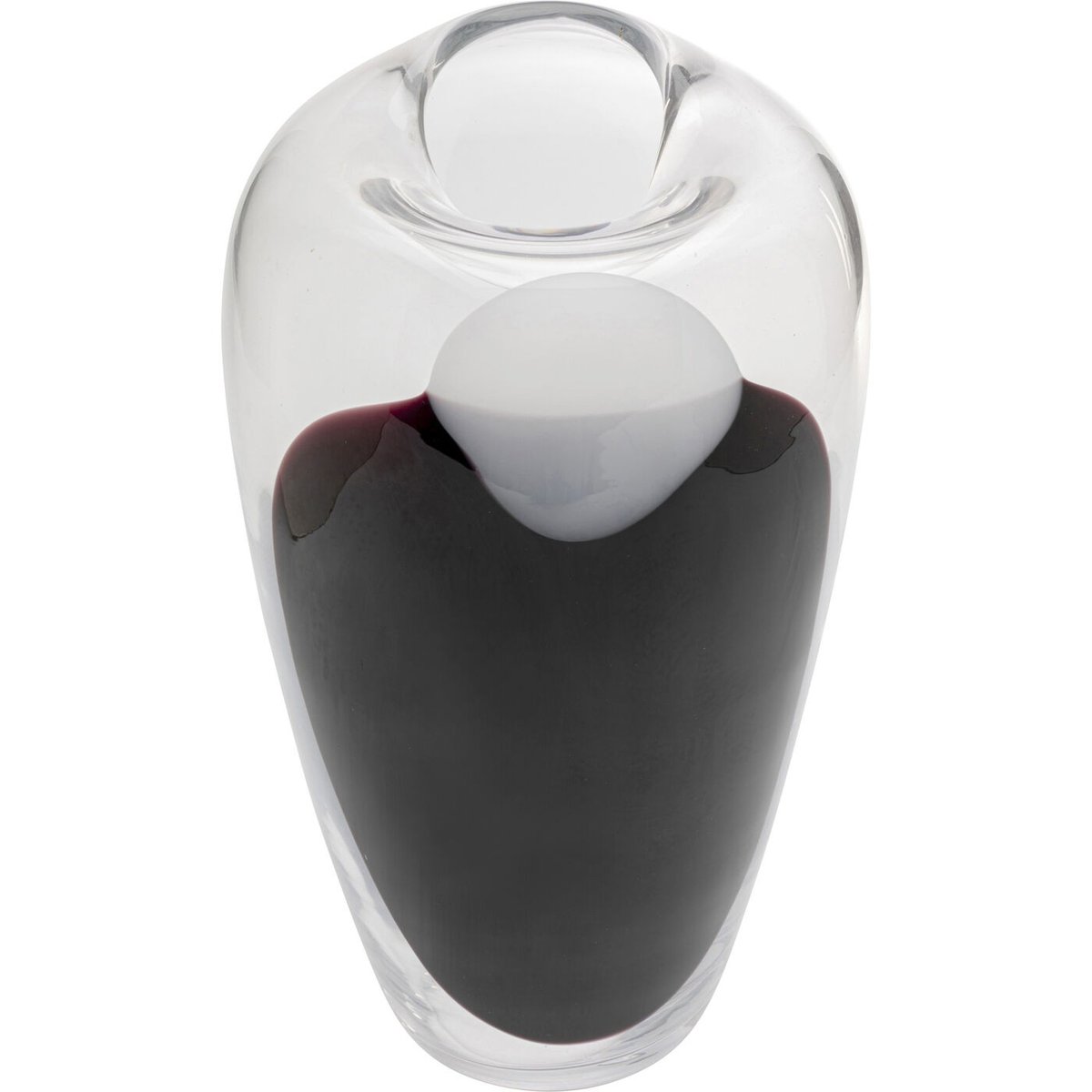 Vase en verre 37cm, BALANCE transparent, KARE DESIGN