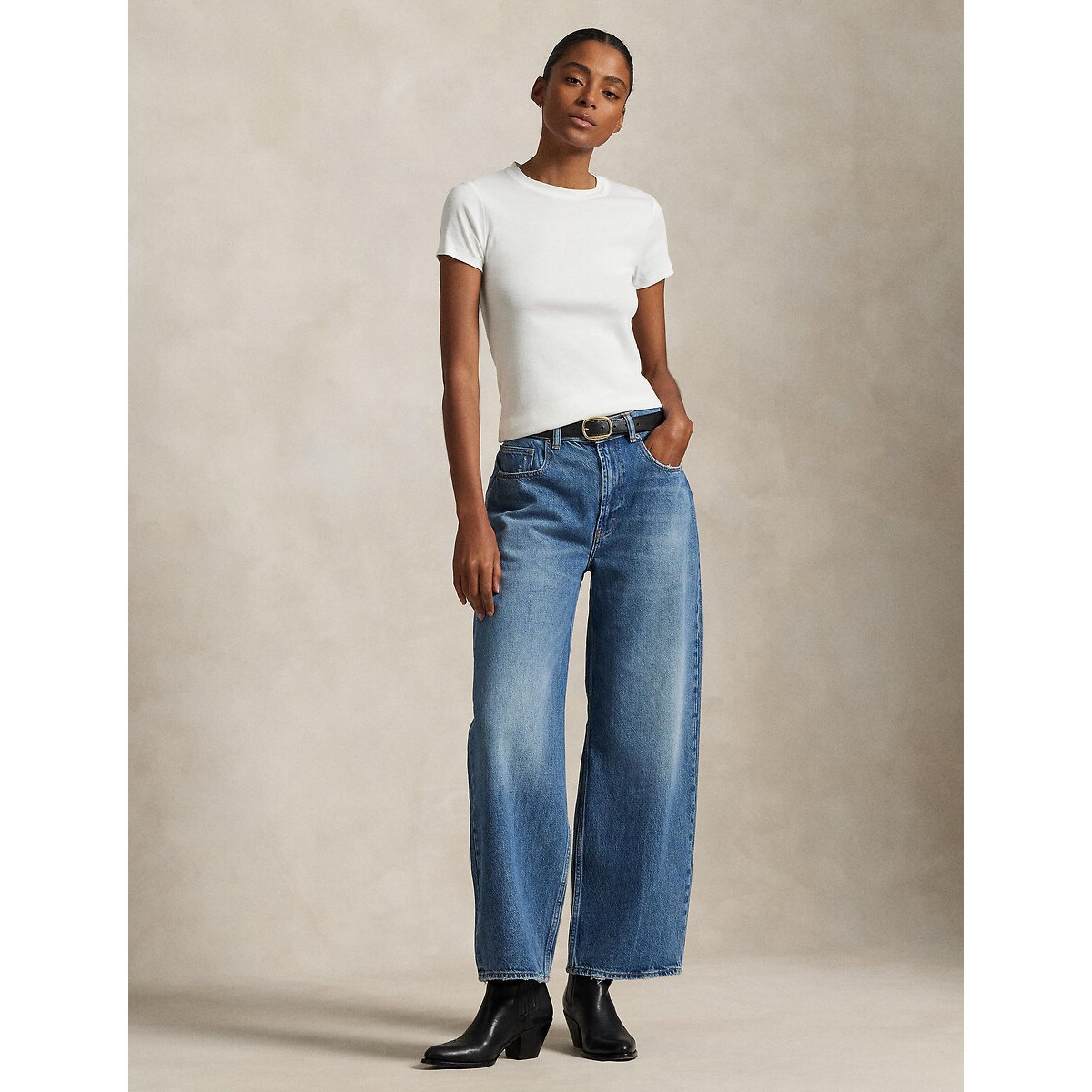 Jean large denim délavé, POLO RALPH LAUREN