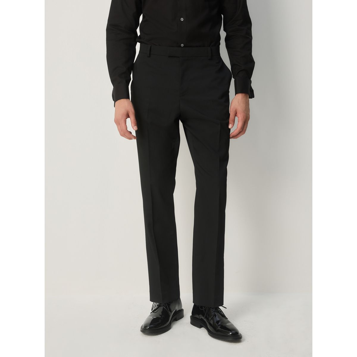 Pantalon de smoking slim noir, NEXT