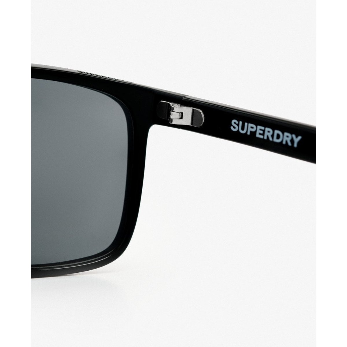 Lunettes de soleil de sport carrées noir mat/verres effet miroir, SUPERDRY