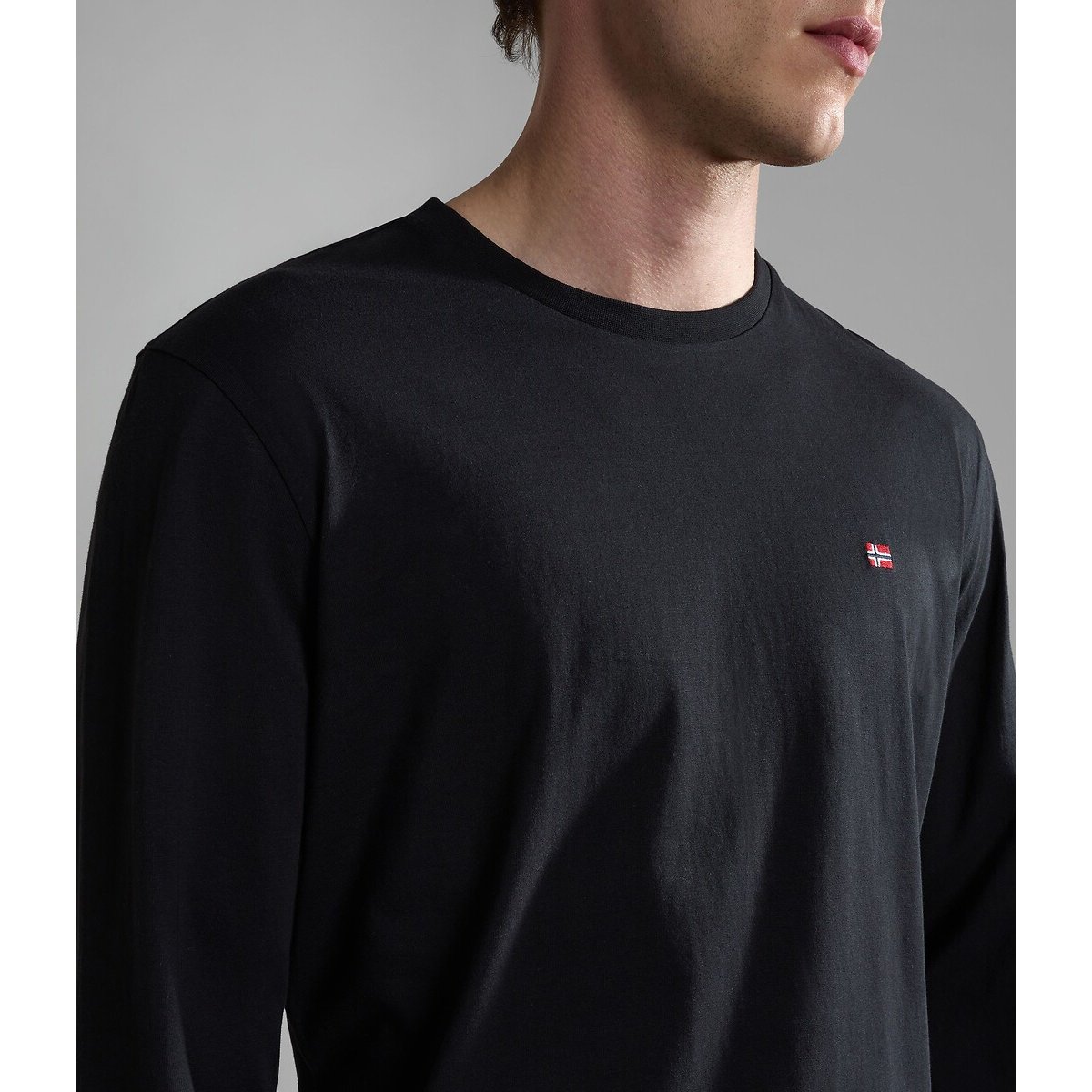 T-shirt manches longues Salis noir, NAPAPIJRI