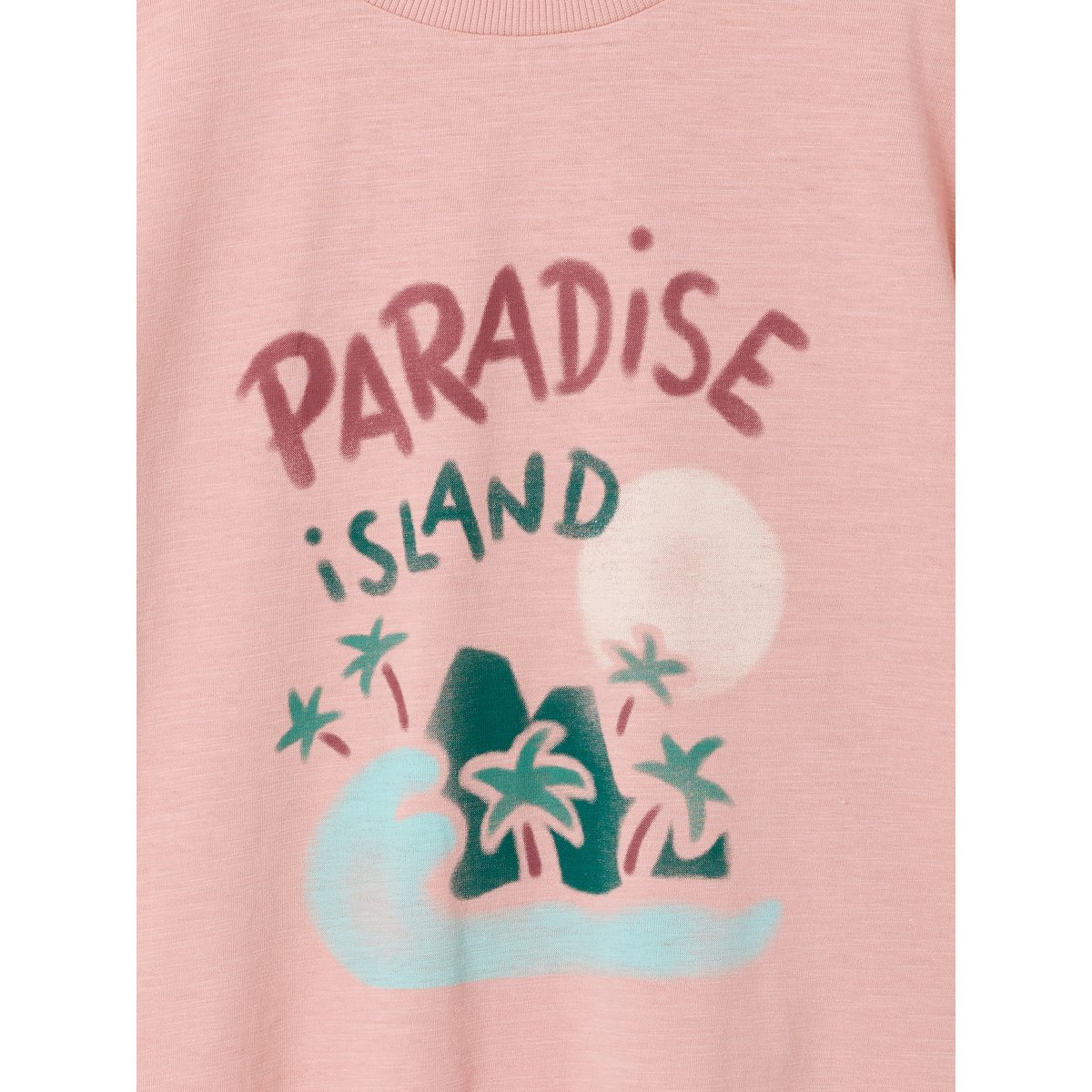T-shirt manches courtes vieux rose, VERTBAUDET