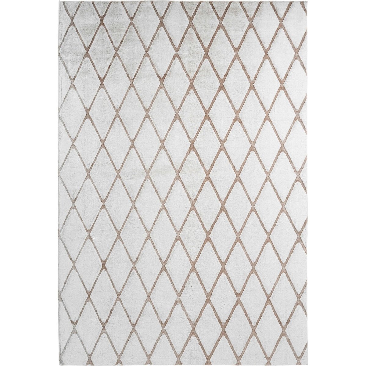 Tapis rectangulaire, VIVICA blanc, taupe, ARTE ESPINA