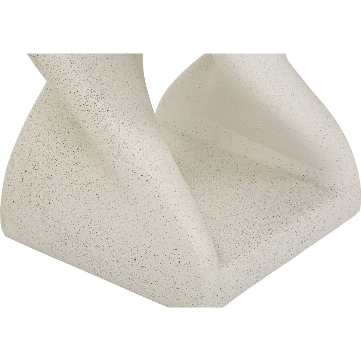 Table d'appoint sculpturale MODERN crème, RECOLLECTION