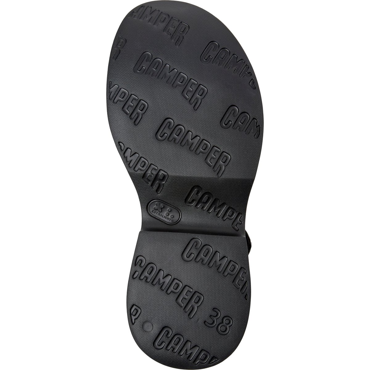 Sandales Tasha Cuir noir 1, CAMPER