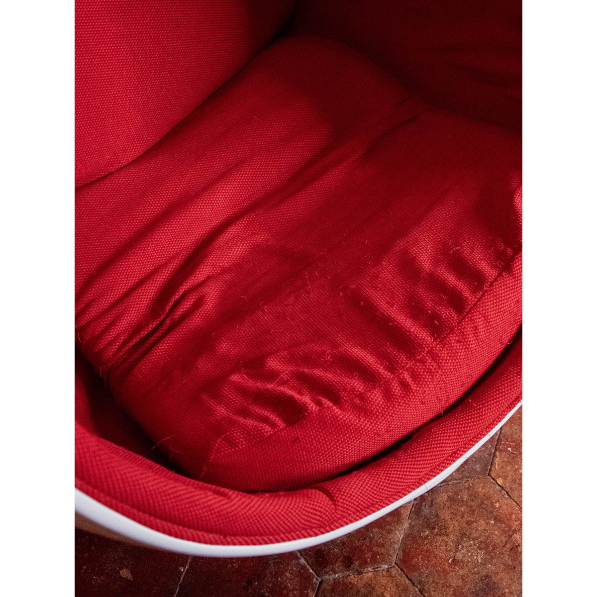 Fauteuil Eggs Space Age Jakob N°839 - Bon état blanc, DEBONGOUT