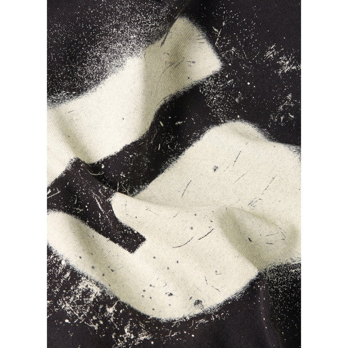 T-shirt en coton noir imprimé avec logo iconique et une coupe droite noir, G-Star RAW