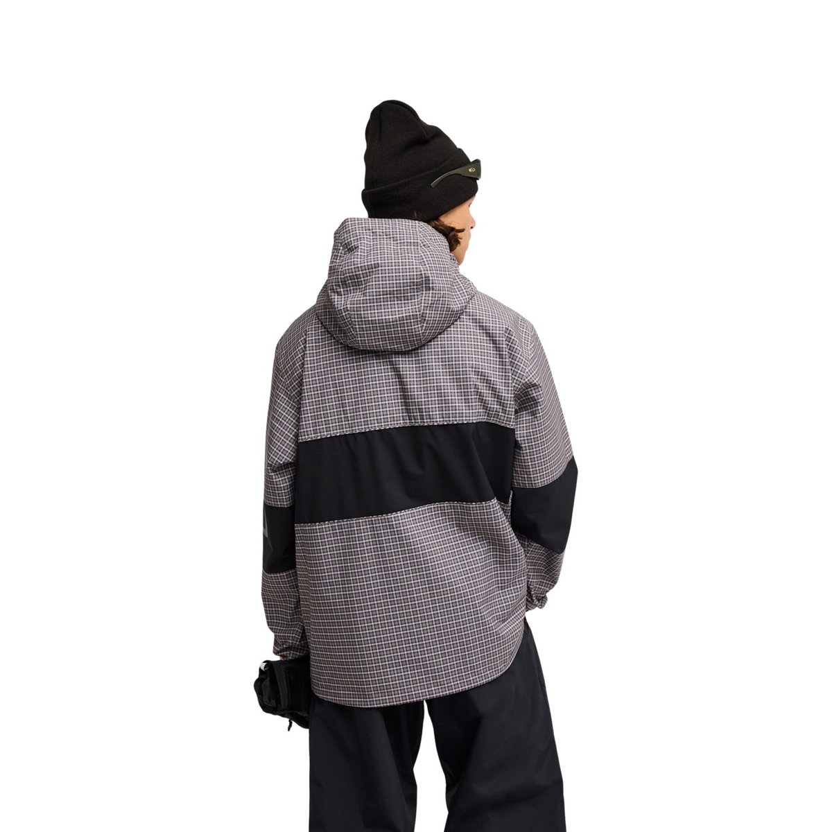 Veste de snow technique YOUNG GUNS HIGH IN THE HOOD 10K marron yg checker java, QUIKSILVER