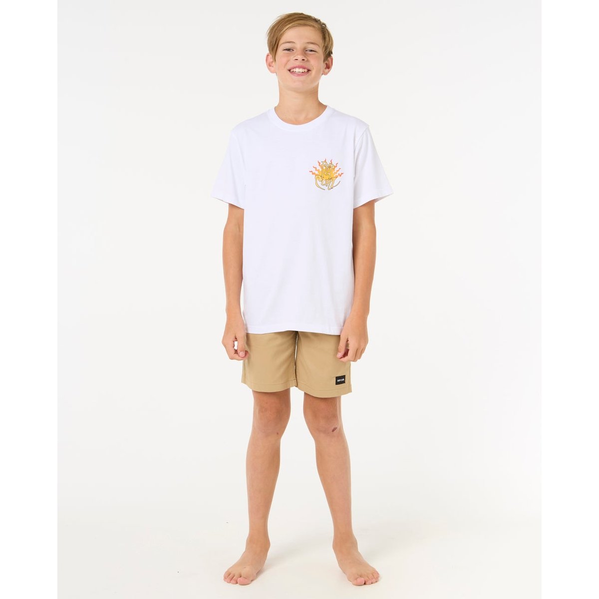 T-shirt DAZED TEE - BOY blanc, RIP CURL