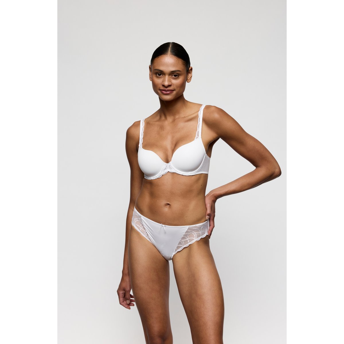 Slip brésilien HELEEN blanc - blanc, MARIE JO