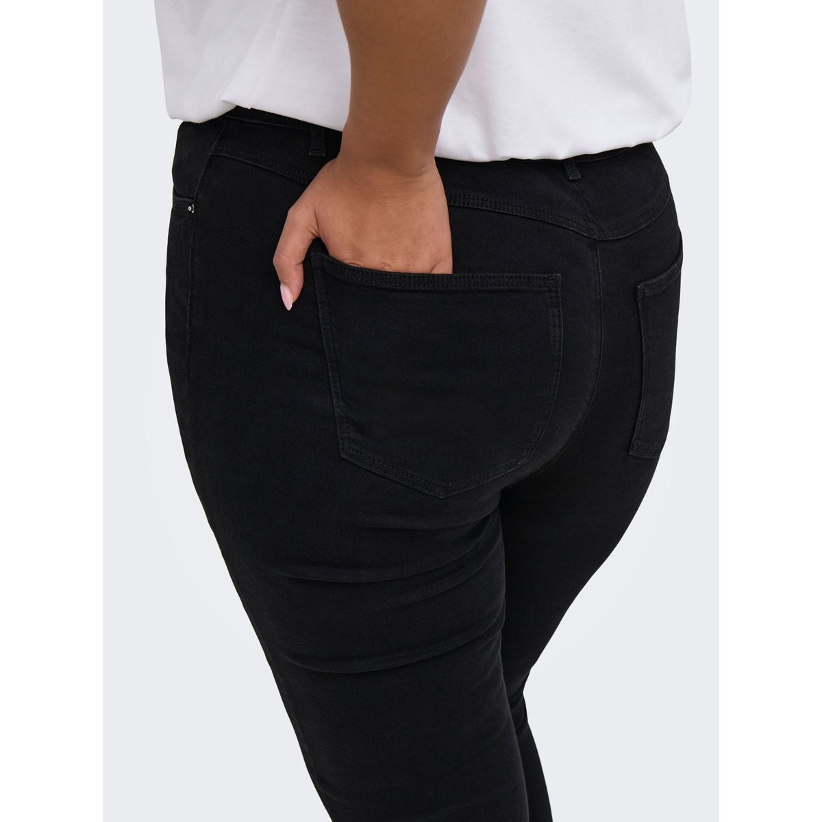 Jean Skinny black denim 1, ONLY CARMAKOMA
