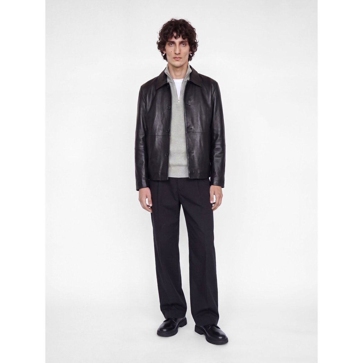 Pull En Maille light grey melange 1, JACK & JONES