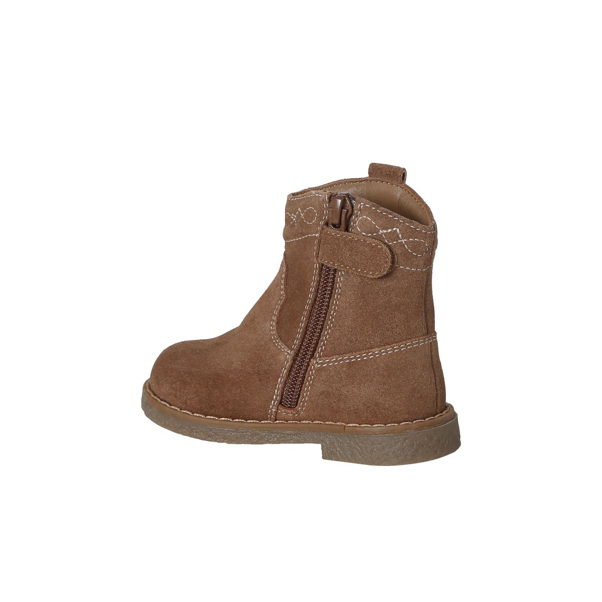 Chaussures premiers pas boots cuir marron, VERTBAUDET