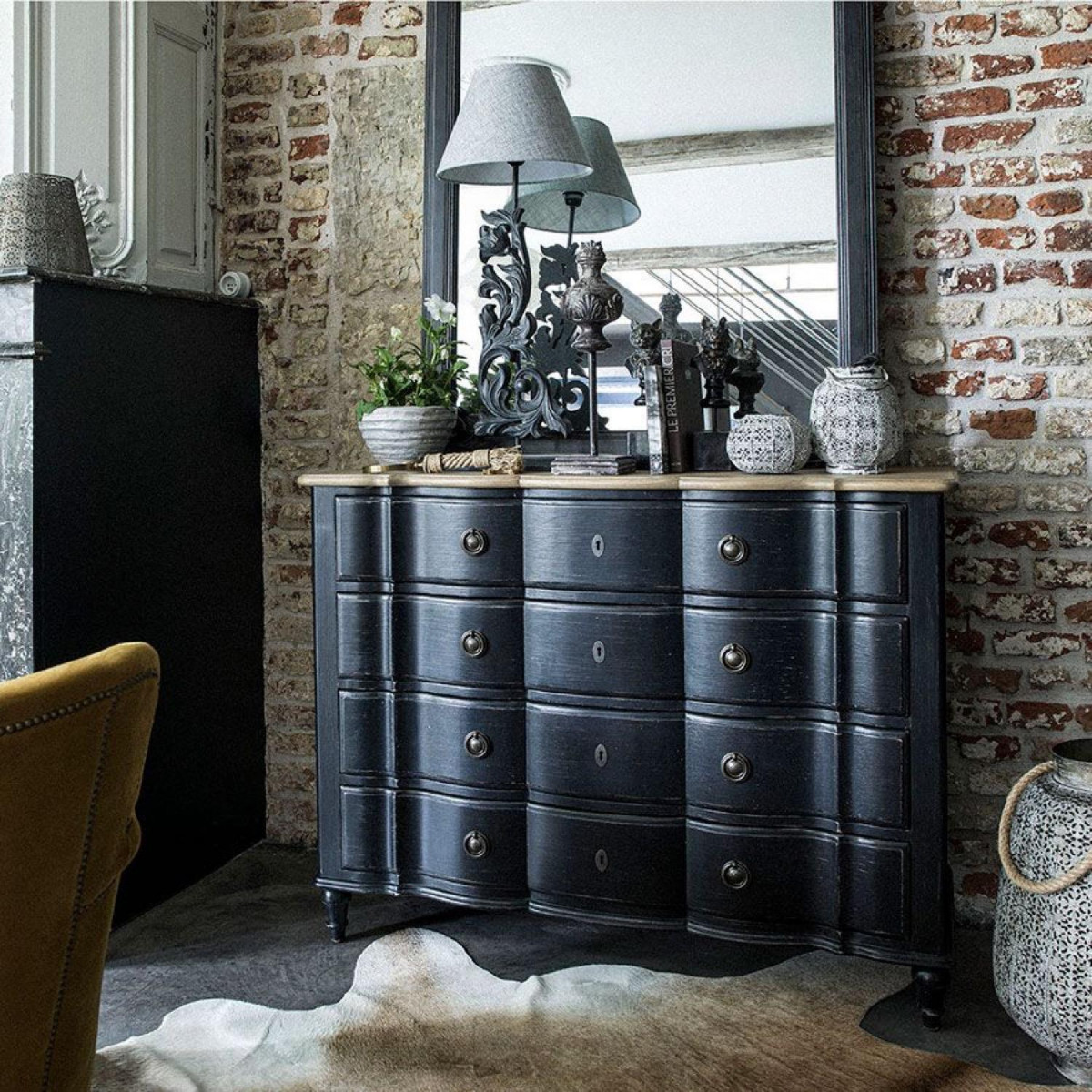 Statuette chien - CHIC noir, INTERIOR'S