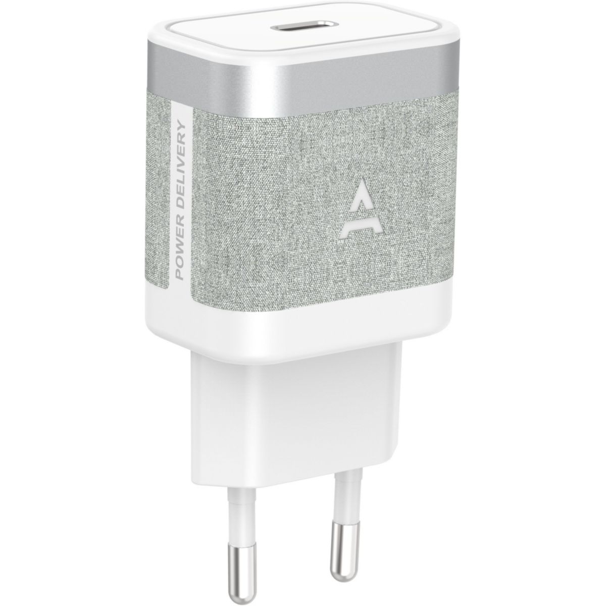 Chargeur USB-C 35W charge rapide Blanc compatible iPhone 17 16 15 Pro Max et Samsung Galaxy couleur unique, ADEQWAT